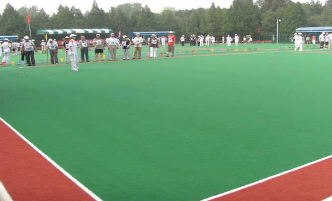 門球場人造草坪工程收尾階段施工方案