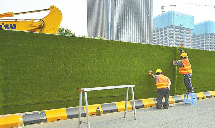 工地圍擋人造草坪8元/平