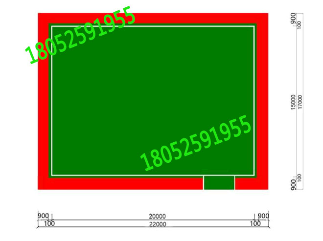 揚(yáng)州暢優(yōu)門球場(chǎng)標(biāo)準(zhǔn)尺寸價(jià)格